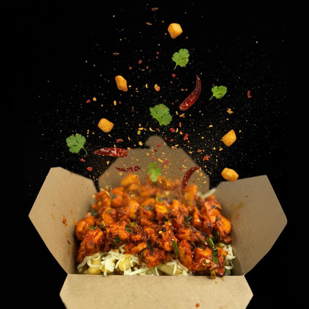 Caspian 4 in a Box curry meal Fife