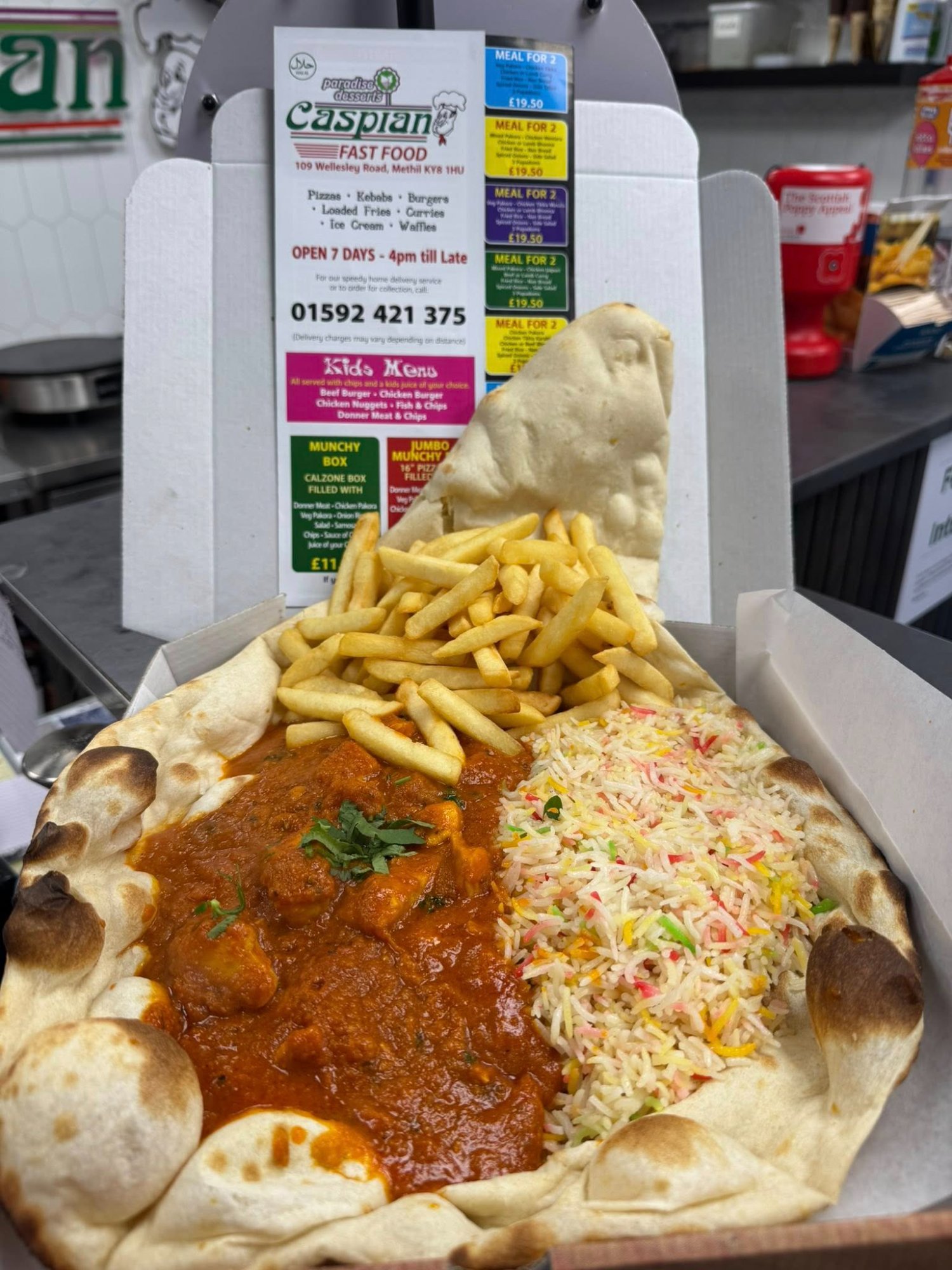 Mixed feast sharing box Caspian Paradise Fife